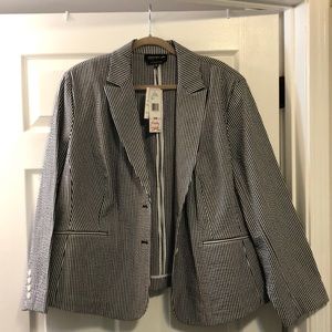 Jones NY seersucker jacket NWT